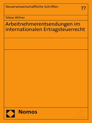 cover image of Arbeitnehmerentsendungen im internationalen Ertragsteuerrecht